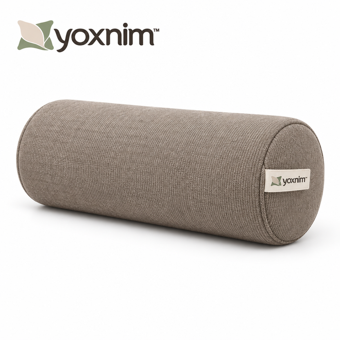 Yoxnim Taupe Bolster Neck Pillow