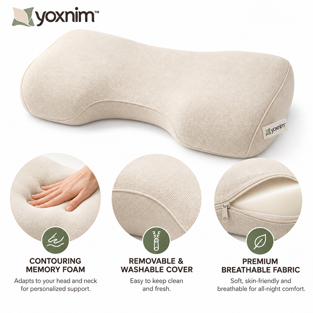 Yoxnim Wave Cervical Support Pillow