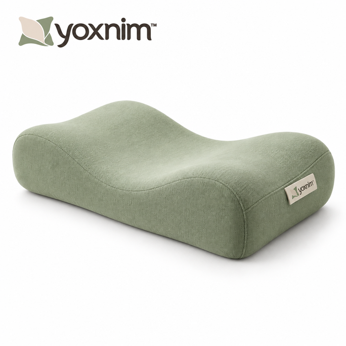 Yoxnim Green Contour Memory Foam Pillow