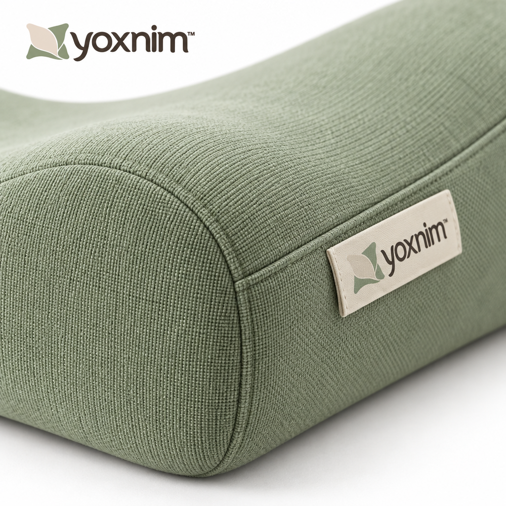 Yoxnim Green Contour Memory Foam Pillow