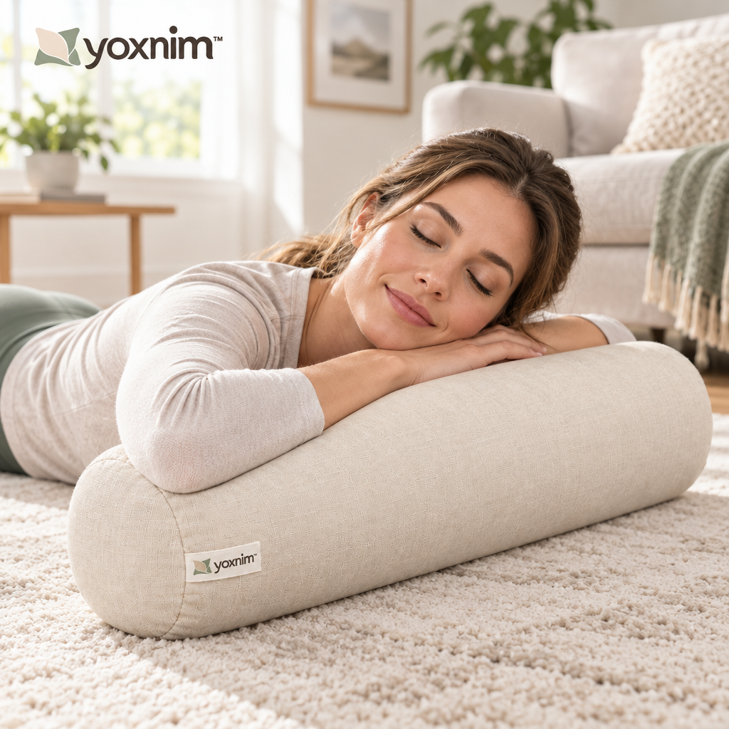 Yoxnim Long Bolster Support Pillow