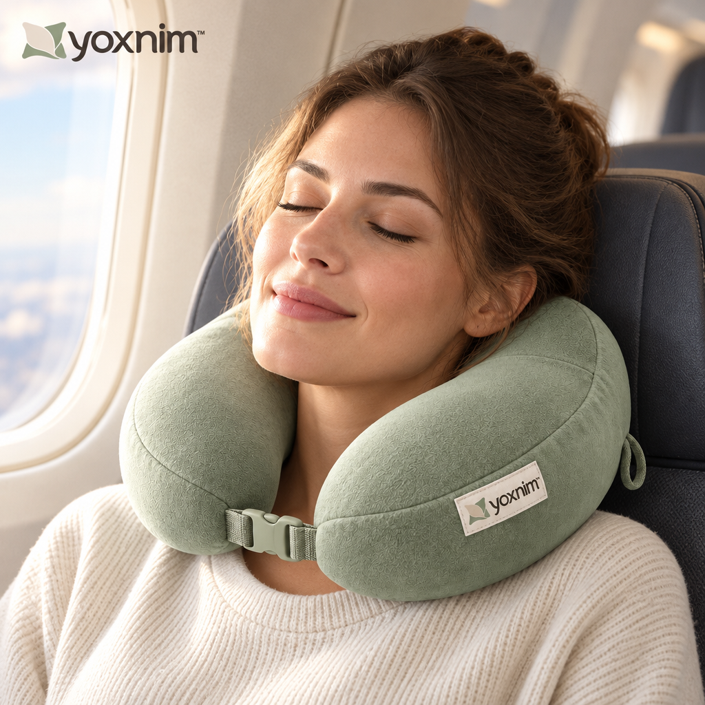 Yoxnim U-Shaped Travel Neck Pillow