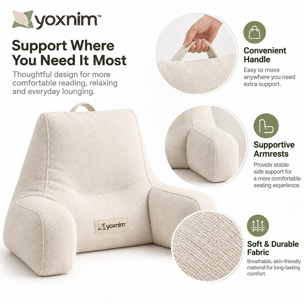 Yoxnim Reading Support Pillow